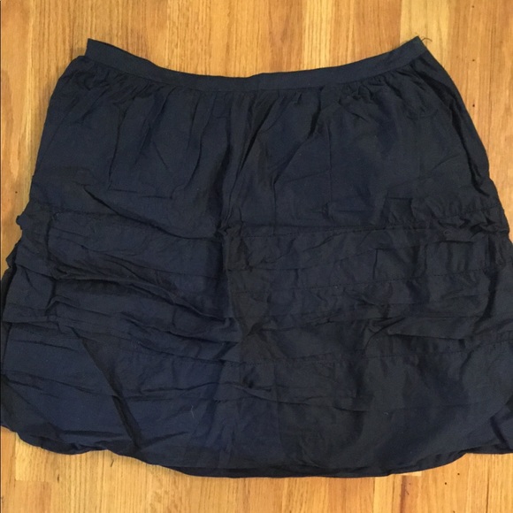 Gap navy blue ruffle skirt - Picture 1 of 2